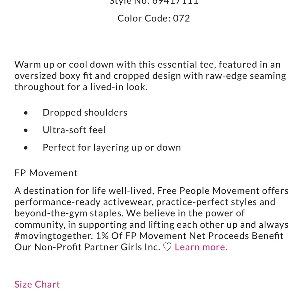 free people inspire tee - Picture 6 of 7